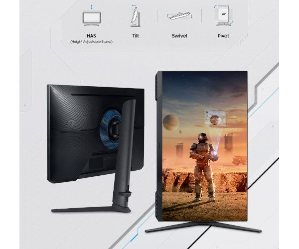 תמונה ממוזערת: מסך מחשב לגיימרים 27 אינץ SAMSUNG ODYSSEY 165HZ Gaming Monitor VA PIVOT