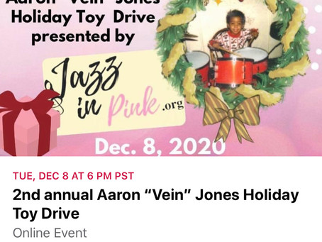 JAZZ IN PINK HOLIDAY TOY DRIVE