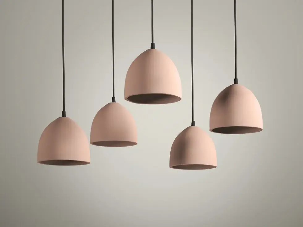 Thumbnail: Ceramic Chandelier Light - Mini Dome