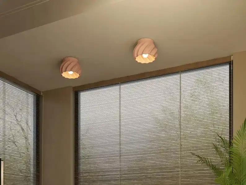 Thumbnail: Ceramic Ceiling Light - Swirl