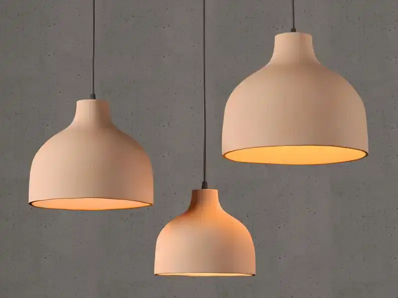 Thumbnail: Ceramic Hanging Pendant Light - Bottleneck