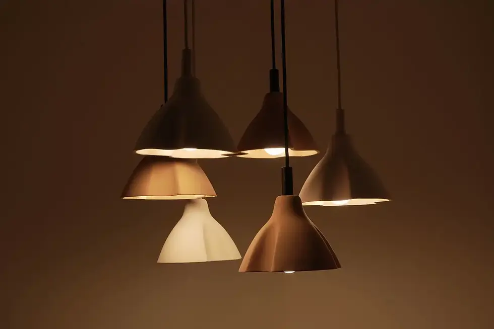 Thumbnail: Ceramic Designer Chandelier Light - Scoop