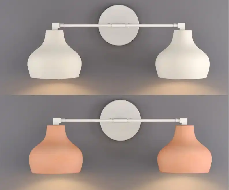 Thumbnail: Ceramic Wall Vanity Sconce - Morning Bell