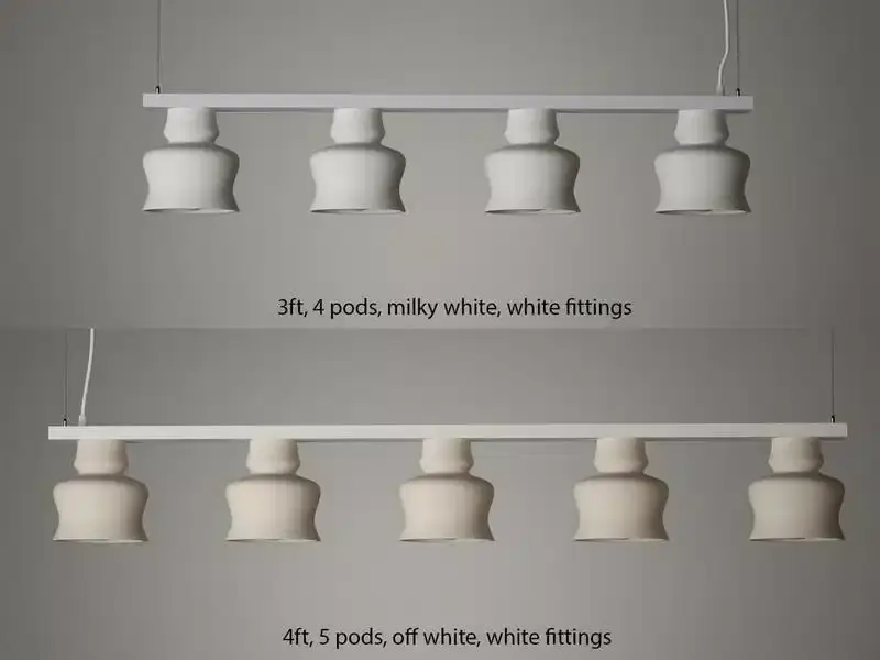 Thumbnail: Ceramic Linear Light Fixture - Linea Orna