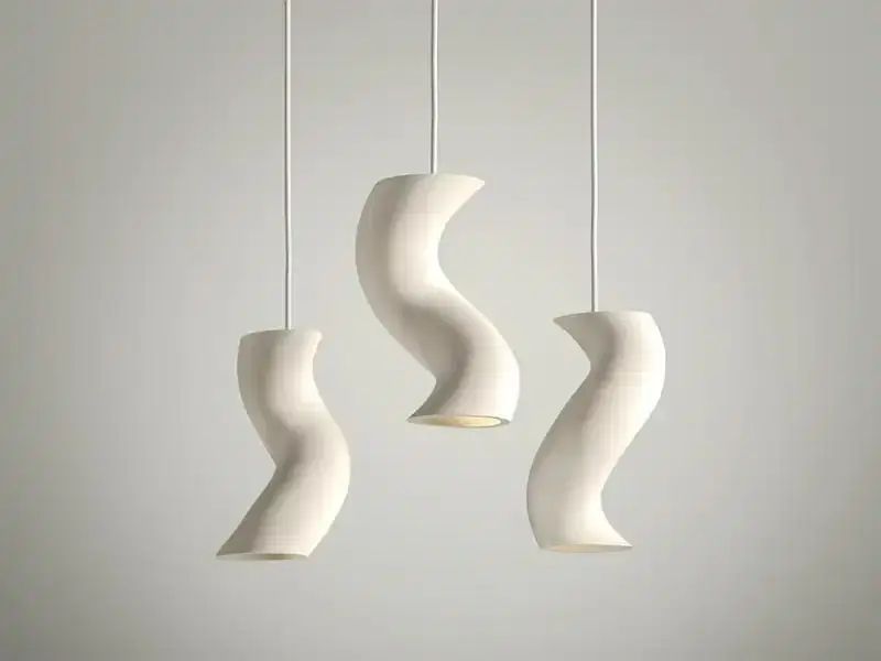Thumbnail: Ceramic Chandelier Lighting - Cavatappi
