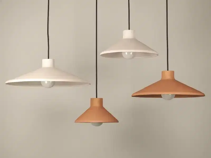 Thumbnail: Ceramic Hanging Pendant Light - Apex