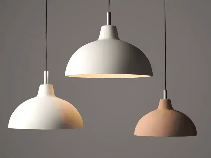 Thumbnail: Ceramic Hanging Pendant Light - Doris