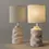 Thumbnail: Ceramic Wood Wabi Sabi Table Lamp - Crumpled
