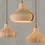 Thumbnail: Ceramic Hanging Pendant Lamp - Garlic Bud
