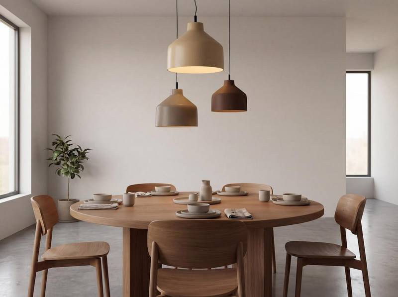 Thumbnail: Ceramic Hanging Pendant Light - Canista Color