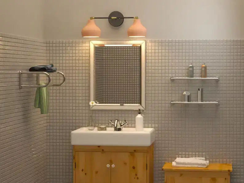 Thumbnail: Ceramic Wall Vanity Sconce - Morning Bell