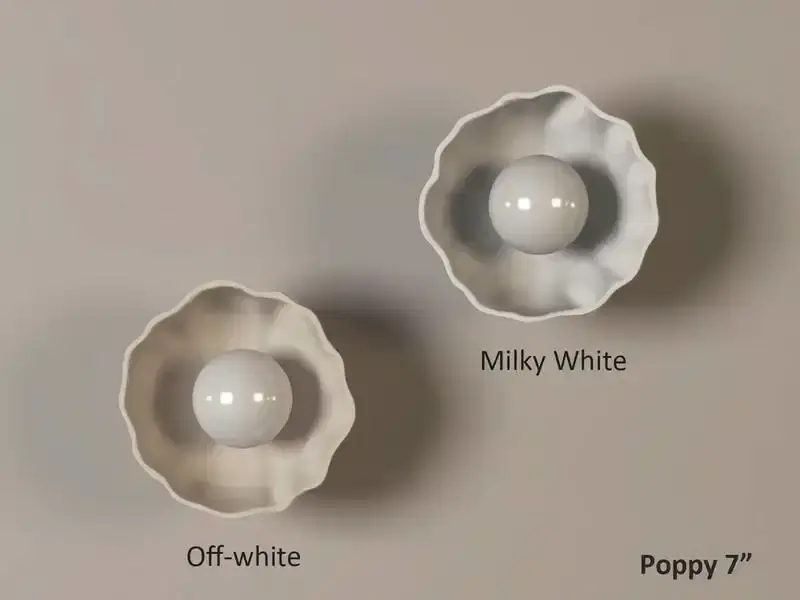 Thumbnail: Ceramic Wabi Sabi Wall Light - Poppy2