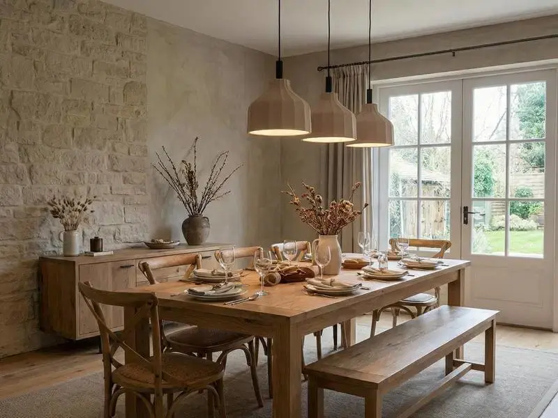 Thumbnail: Ceramic Hanging Pendant Light - Canista Ridges