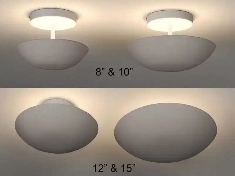 Thumbnail: Ceramic Ceiling Light - Eclipse