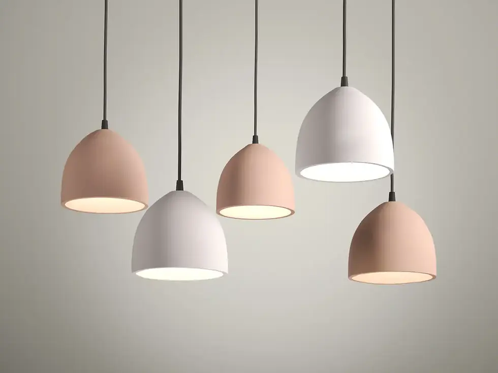 Thumbnail: Ceramic Chandelier Light - Mini Dome