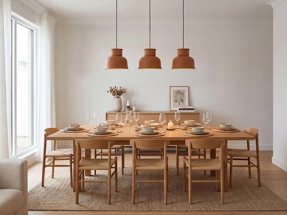Thumbnail: Ceramic Hanging Pendant Light - Akara