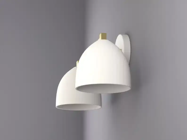 Thumbnail: Ceramic Vanity Light - Mini Dome