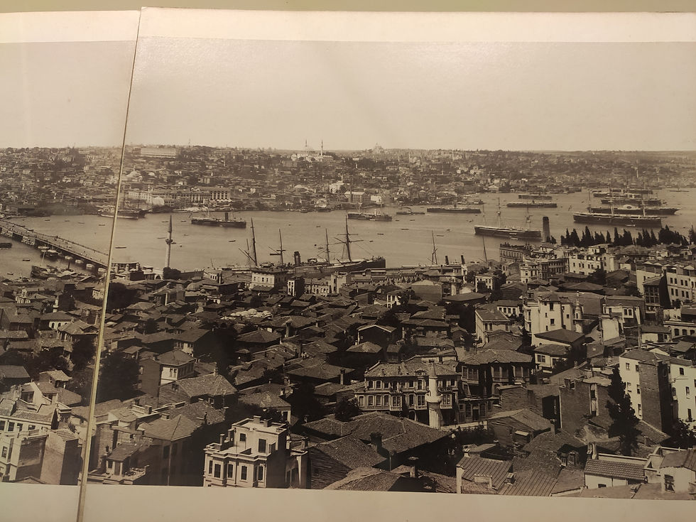 1890'larda Galata Kulesi'nden İstanbul Panaroması