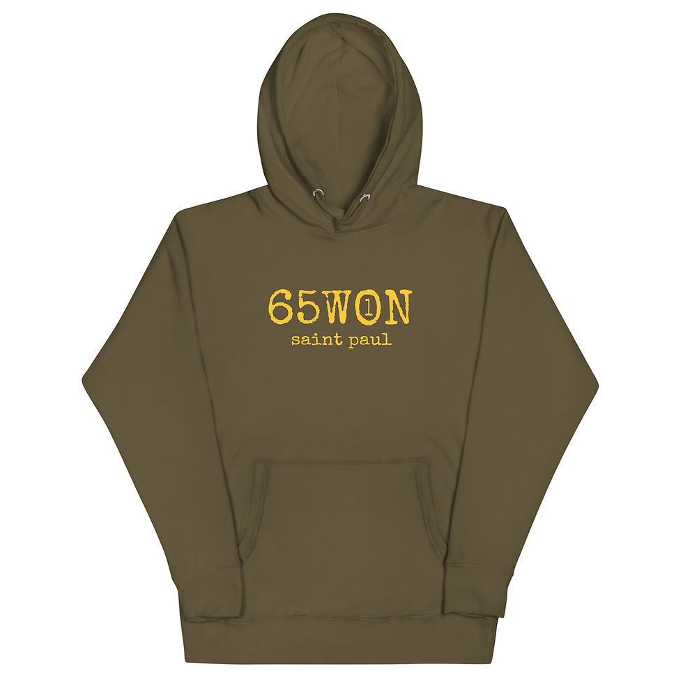 Thumbnail: 65Won Saint Paul Hoodie (Gold text)