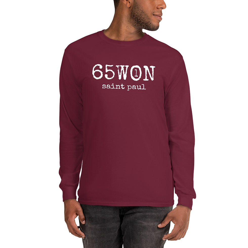 Thumbnail: 65Won Long Sleeve Shirt (White Text)