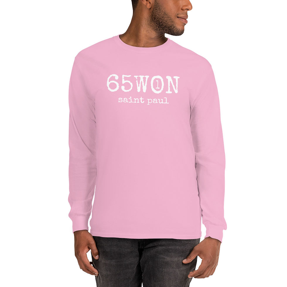 Thumbnail: 65Won Long Sleeve Shirt (White Text)