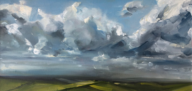 Billowing Clouds, North Of Hardy's Monument