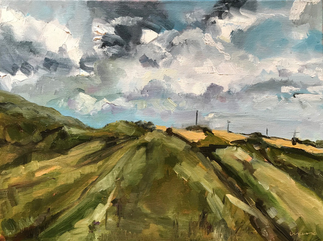 A Chance Meeting At Eggardon Hill