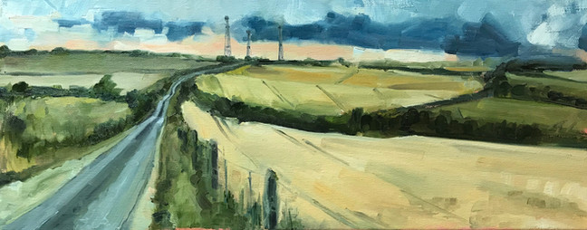 Rain Approaching On The Roman Road