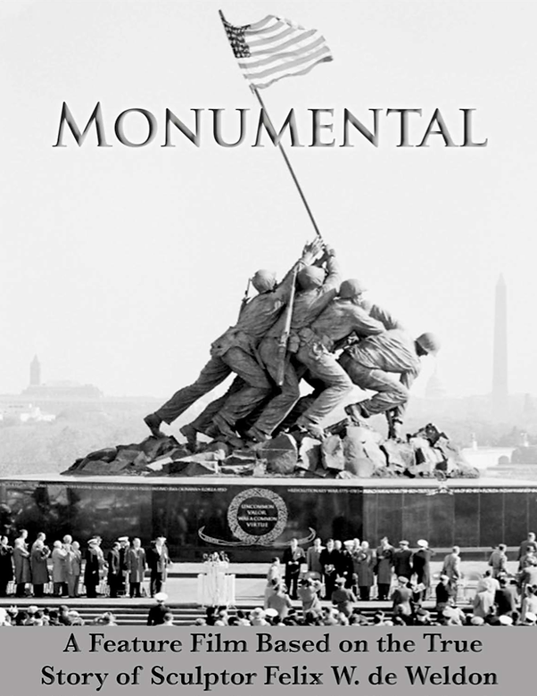 "Felix de Weldon World Renowned Sculptor Marine Corps Memorial"