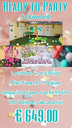 ready to party cerimonia