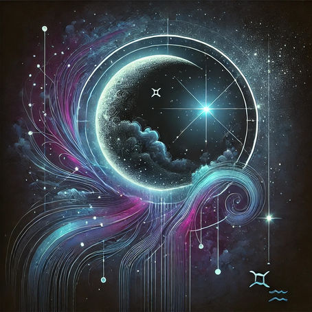 Nieuwe Maan in Waterman op 29 januari 2025