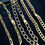 Thumbnail: 14k Gold Chain Link Bracelets - 3 Styles