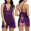 Thumbnail: Open-Slit Lingerie Set for Women