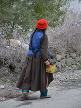Lady walking, Nubra, India (2018).JPG