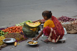 Jaipur Lady with Fruit