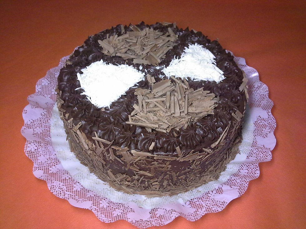 Torta Black & White