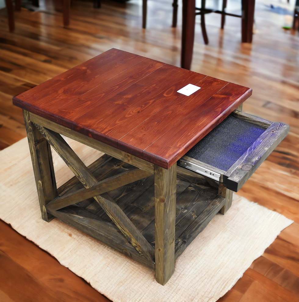 Thumbnail: Handcrafted Concealment End/Side Table