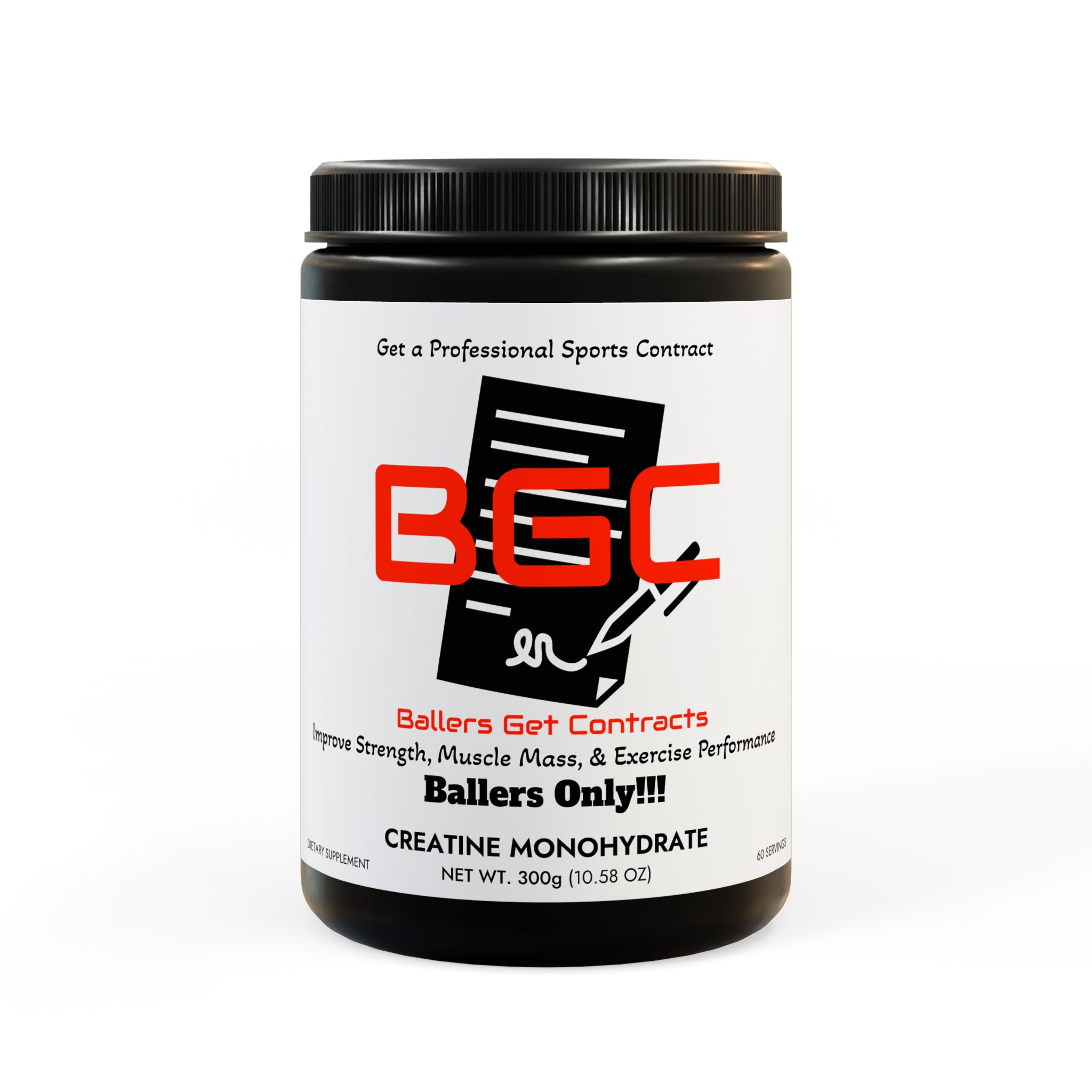 Creatine Monohydrate Supplement (300g, 10.58oz)