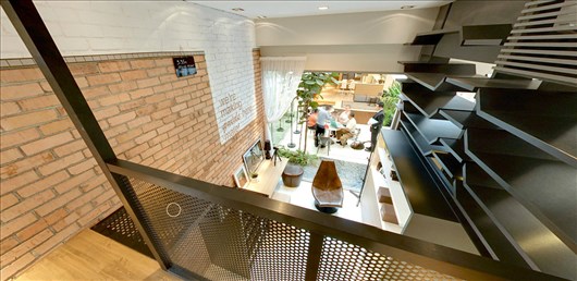 Over looking the hall