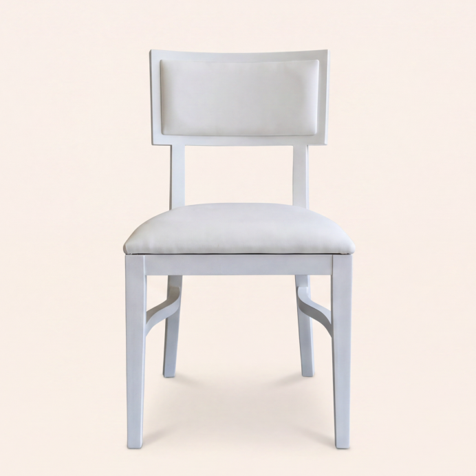 KENDAL DINING CHAIR WOODEN WHITE