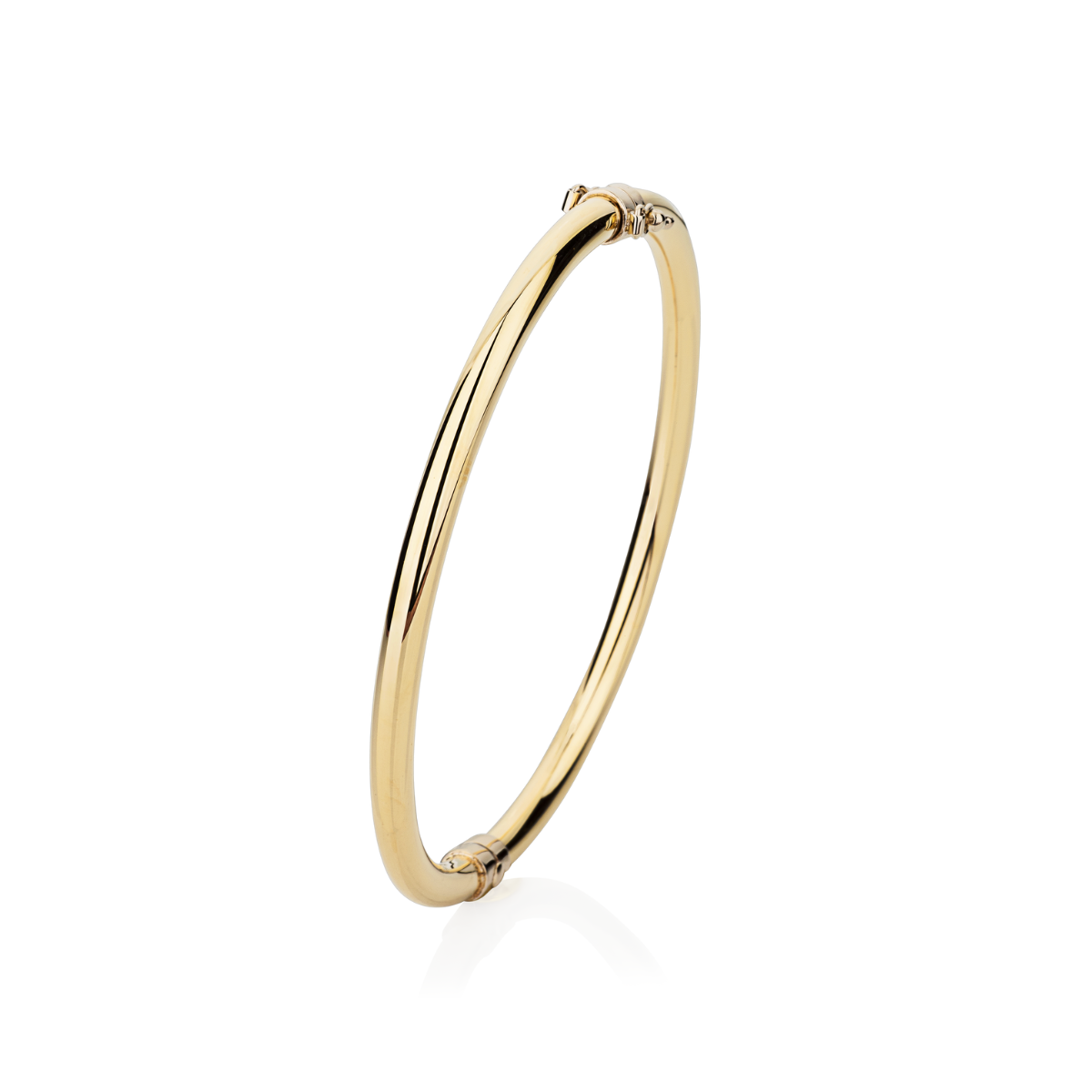 Pulseira de Ouro Amarelo 18k Bracelete Tubo