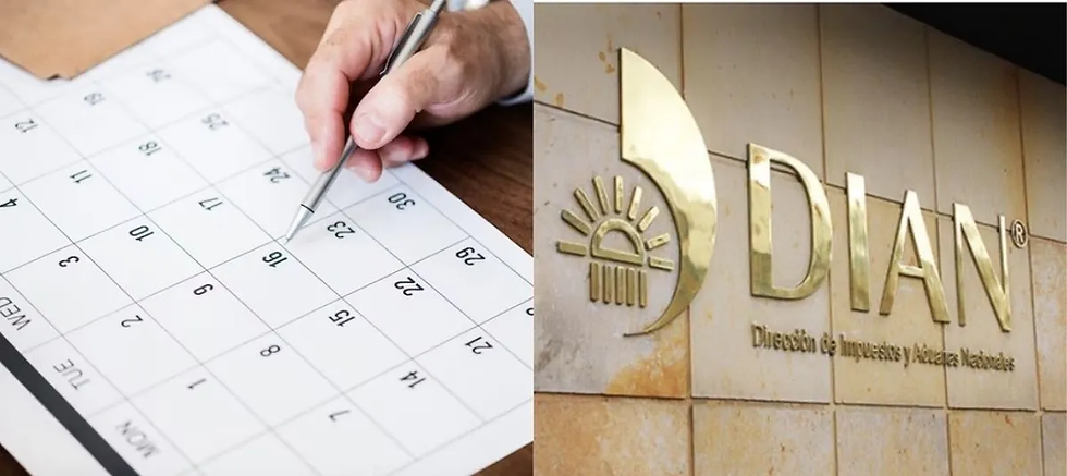 Dian 2026: calendario tributario de mayo con fechas clave para declarar y pagar renta, patrimonio e IVA en Colombia