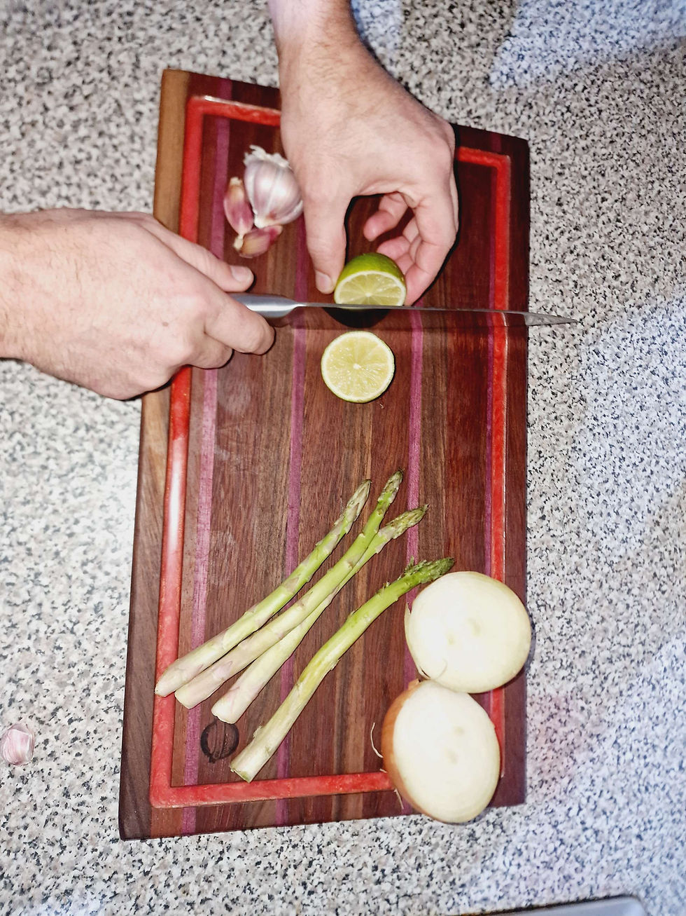 Thumbnail: Chef kitchen Cutting Board,  chopping board,  with epoxy resin in the Juice 