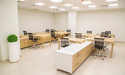 Commercial office furniture assembly