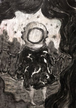 The Child Wearing a Diver's Mask