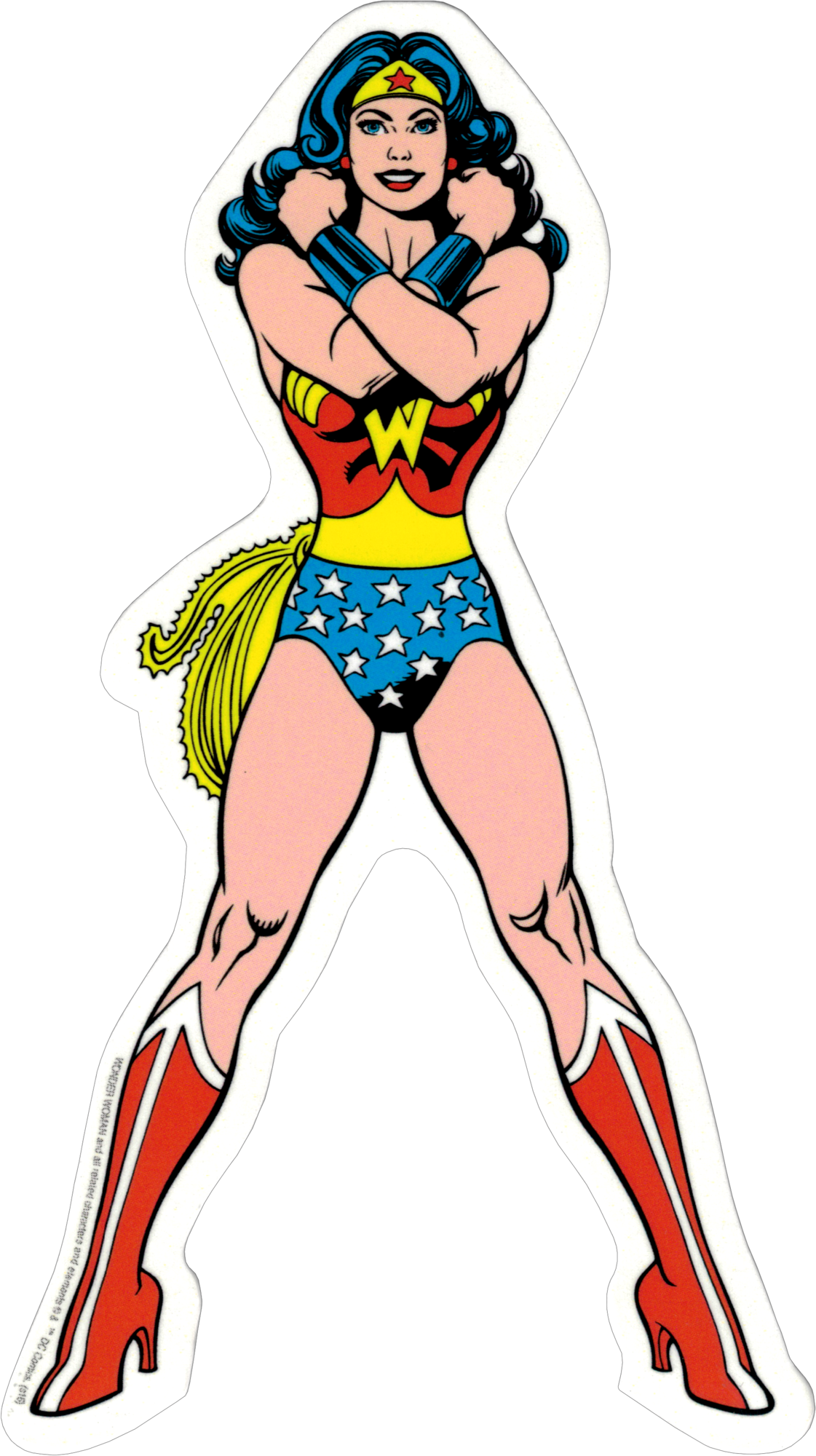 Sticker - Wonder Woman Standing - DC Comics - 5.5"