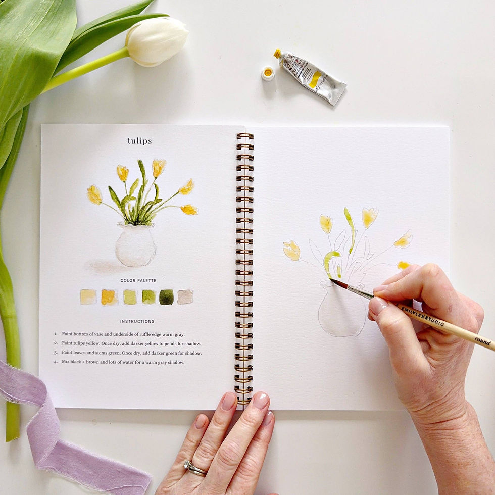Thumbnail: Spring watercolor workbook