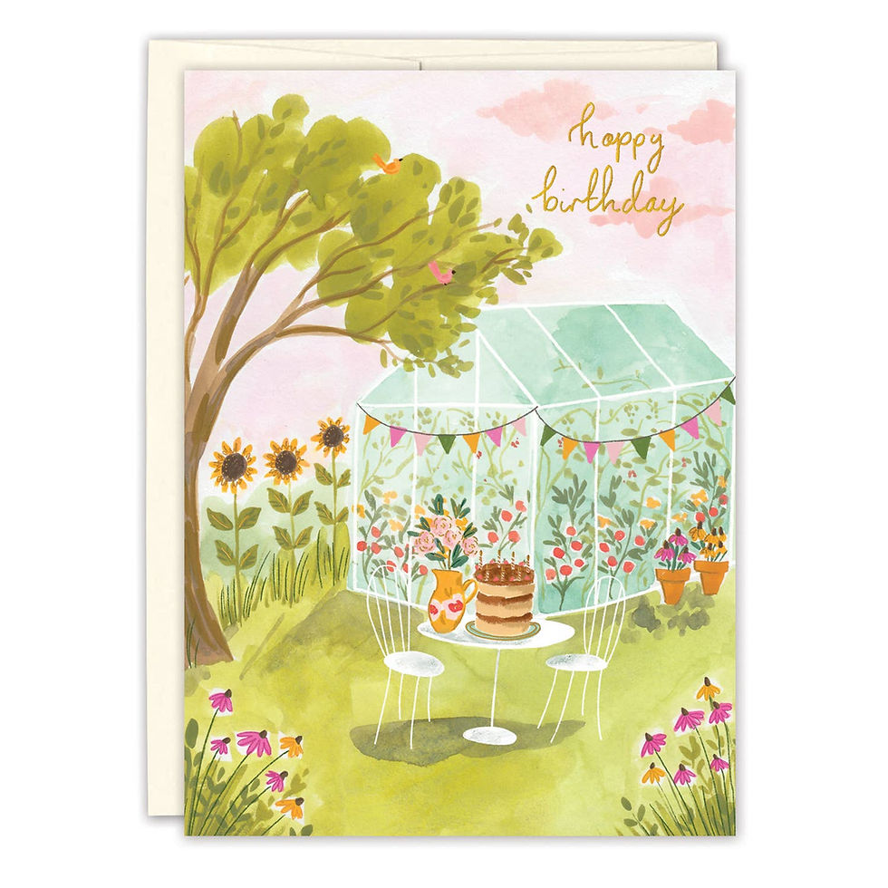 Thumbnail: Greenhouse Garden Party Birthday Card
