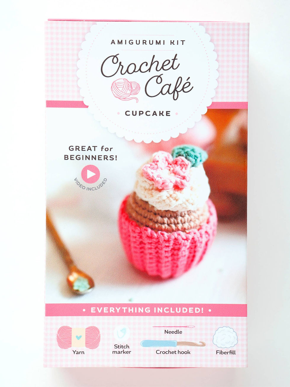 Thumbnail: Crochet Café Amigurumi Kit Cupcake