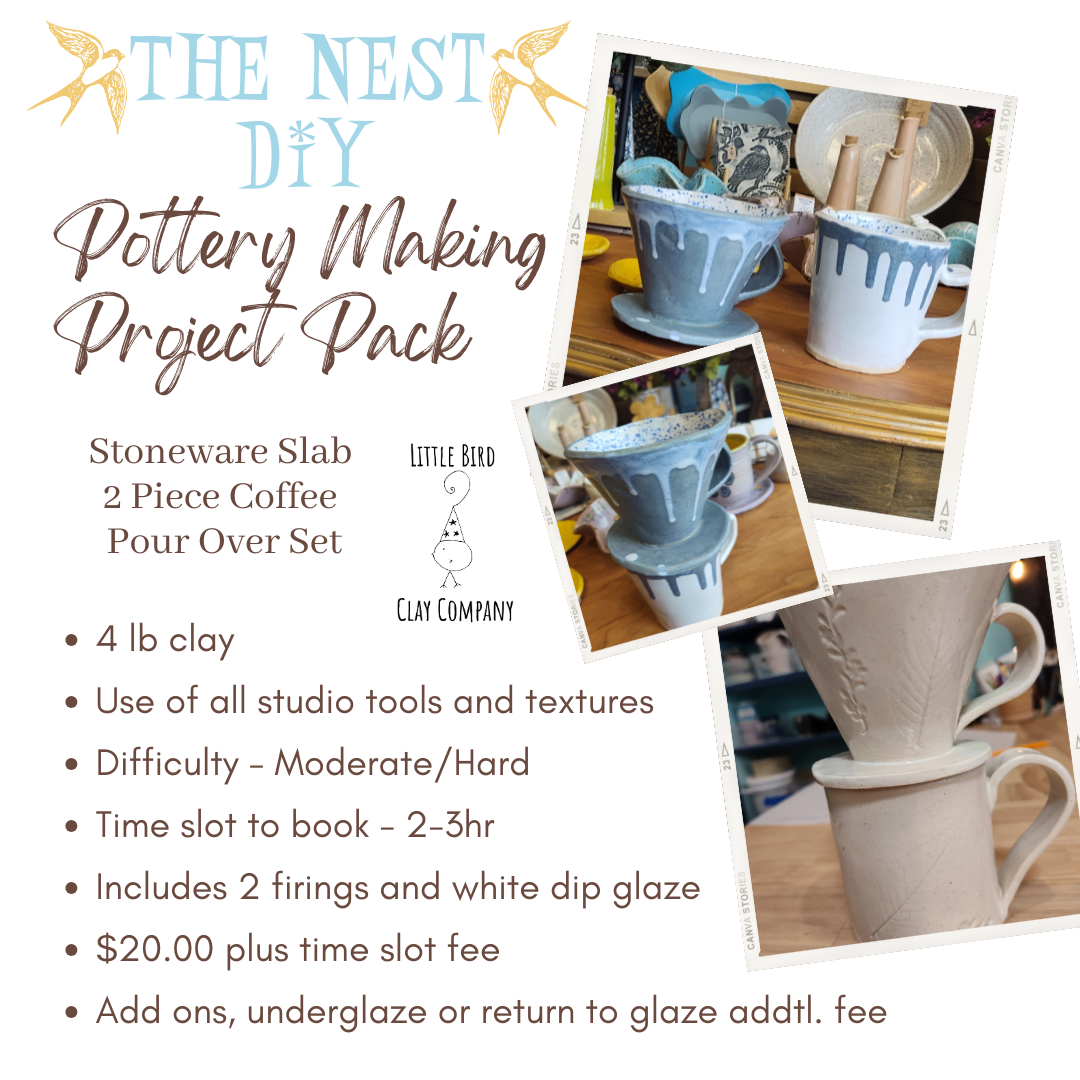 DiY Coffee Pour Over Set Materials Pack